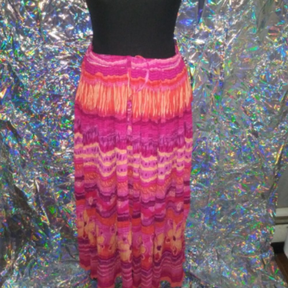 SOLD-Hippie Boho Skirt - Picture 2 of 13